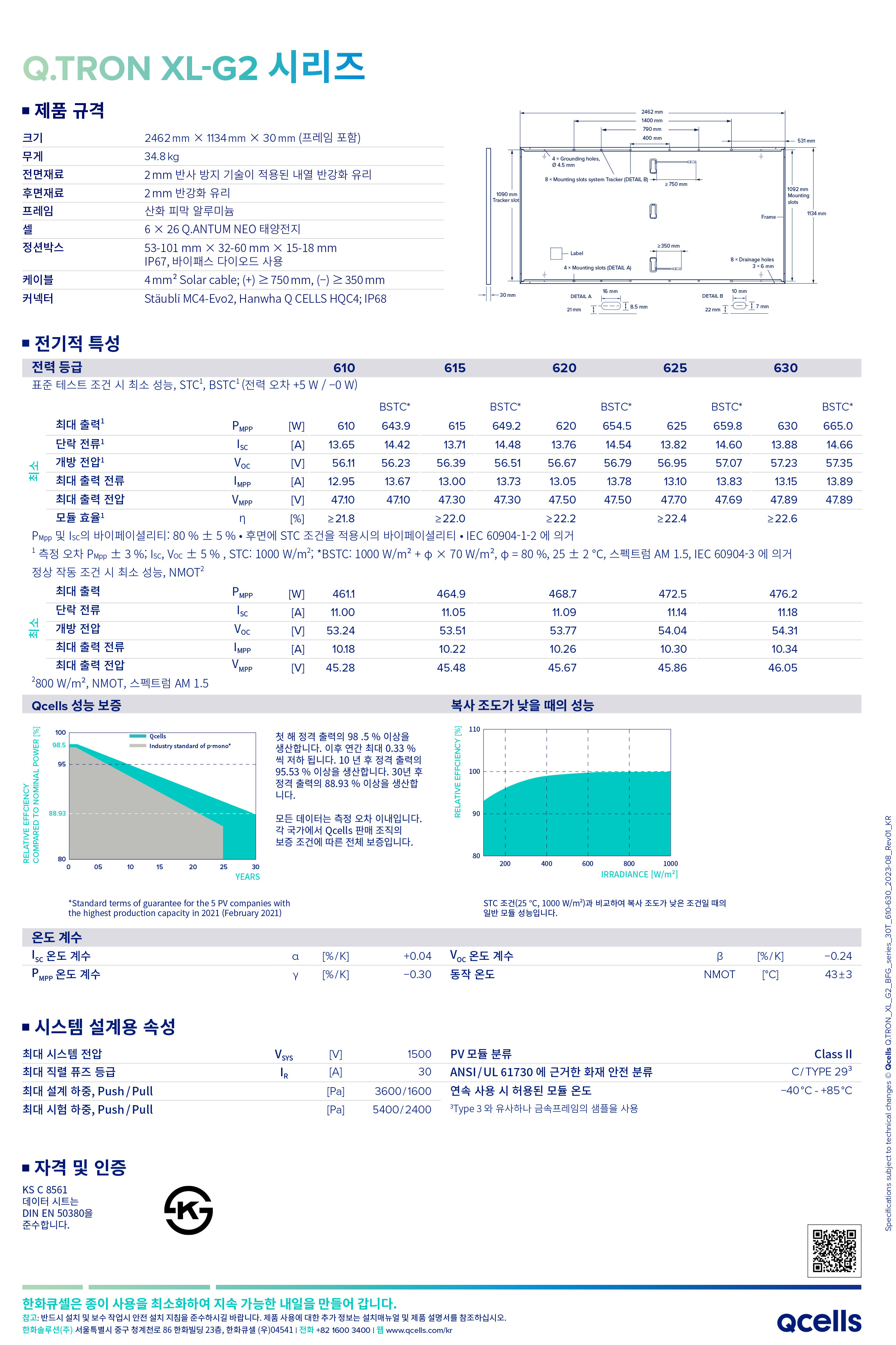 Q.TRON XL-G2.7 양면 620W 제품 이미지 3