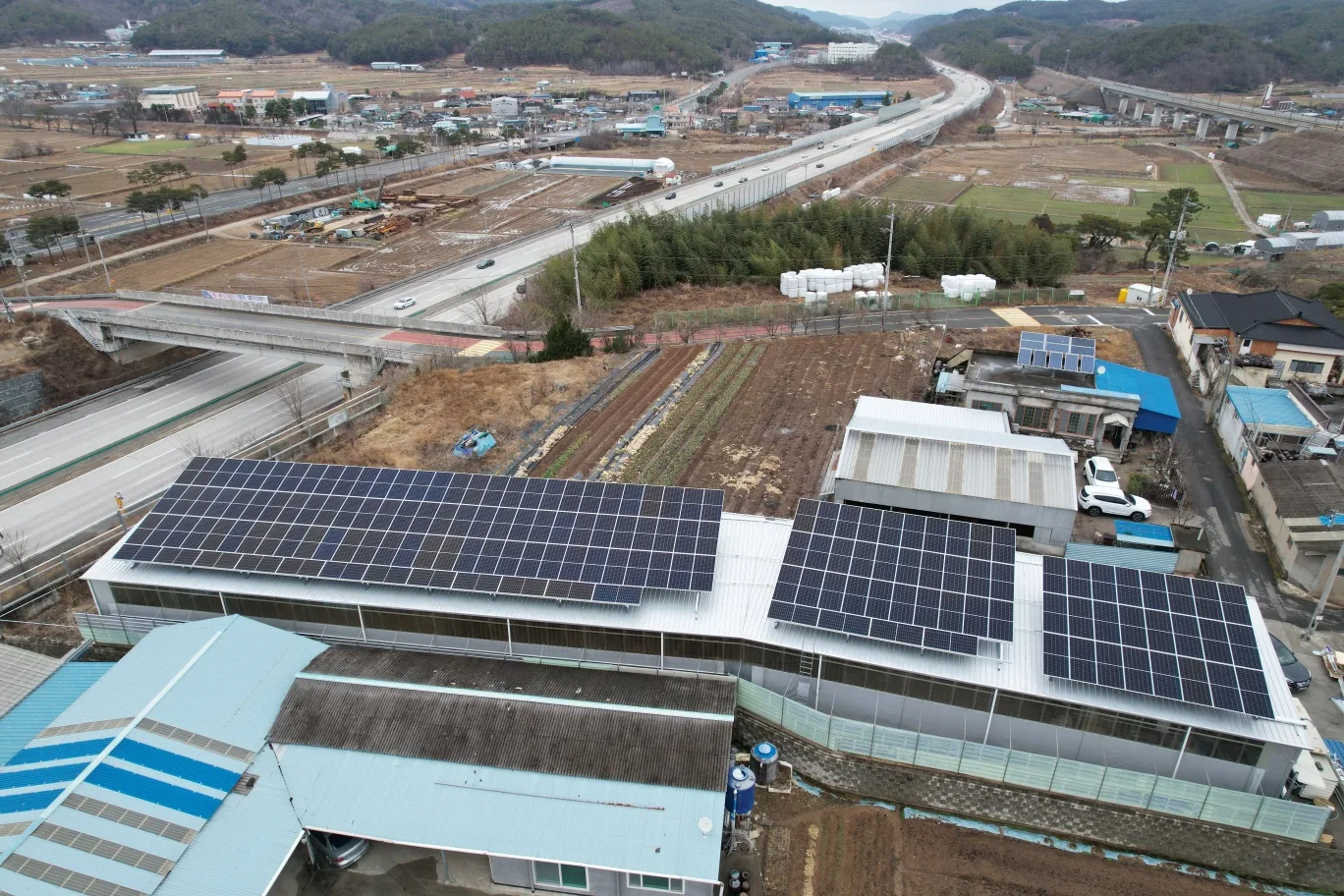 울산시 울주군 두동면 시공 현장